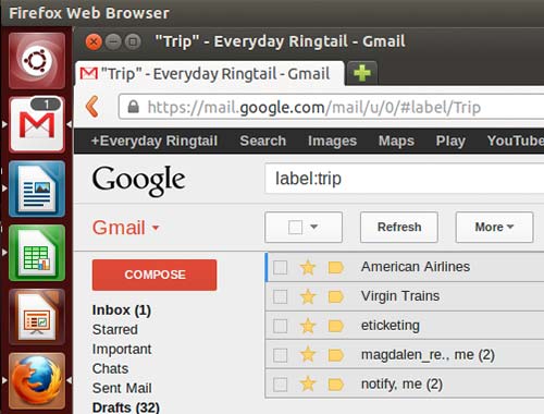 Gmail web app