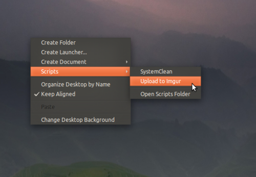 Easy Imgur uploading in Ubuntu
