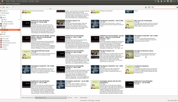 Banshee's new podcast grid look