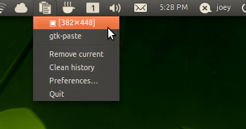 pastie indicator clipboard for ubuntu
