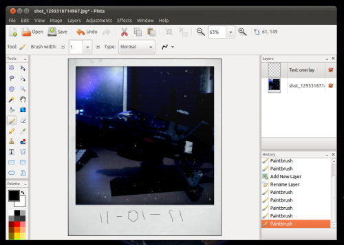 Pinta 0.6 for Linux released 