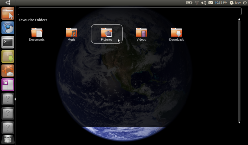 Unity File Places in Ubuntu 11.04