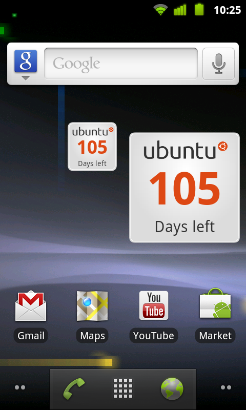 A new countdown widget.