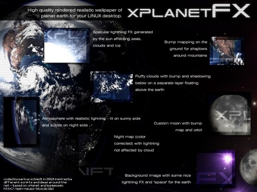 xplanetFX features