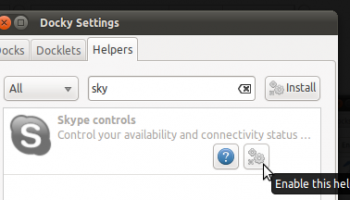 Docky Skype helper