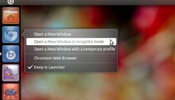 Chromium daily adds Unity quicklist