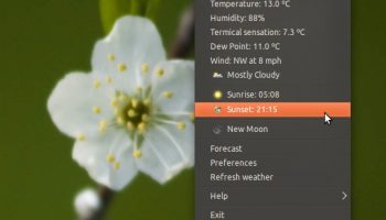 My weather indicator for Ubuntu gets updated