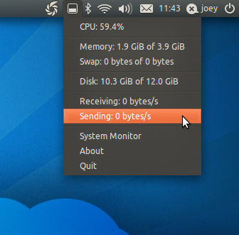 indicator syspeek in Ubuntu 11.04