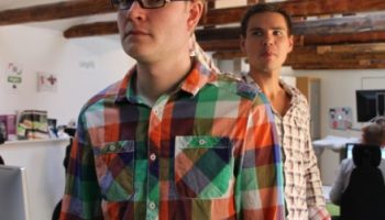Linus Olsson in the foreground, and Andrus Purde