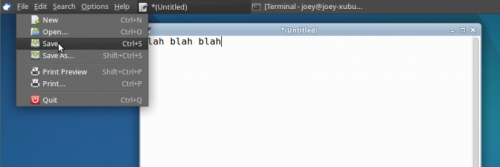Global menu in Xubuntu 11.10 Global menu in Xubuntu 11.10