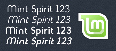 Mint Spirit - The new font for Linux Mint Mint Spirit - The new font for Linux Mint
