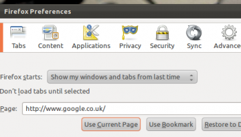 Firefox 8 dialog