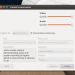 Kazam's YouTube uploader Kazam's YouTube uploader