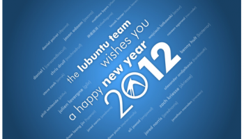 Lubuntu Wish Users Happy New Year With New Default Wallpaper