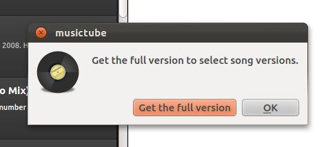 Musictube: free demo limited Musictube: free demo limited