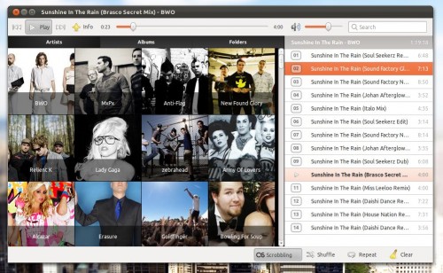 artist view in musique 1.1
