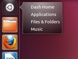 dash quicklist in Ubuntu 12.04 Alpha 2