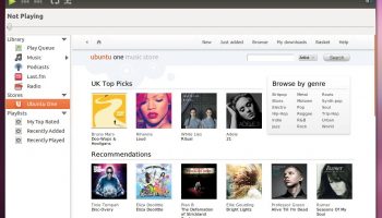 Ubuntu One Music Store in Rhythmbox