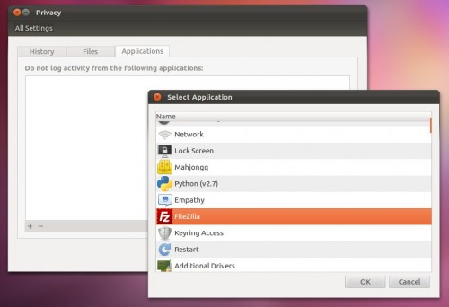 System Settings now lets you control Zeitgeist settings.