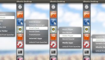 Unity Application quicklists