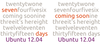 Ubuntu 12.04 Countdown