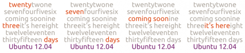 Ubuntu 12.04 Countdown Ubuntu 12.04 Countdown