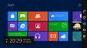 Windows 8 Share Bar