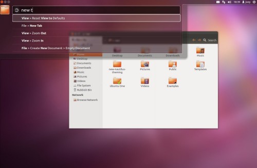 Ubuntu HUD menu feature Ubuntu HUD menu feature