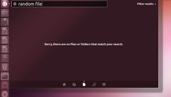 Dash 'no results' text added to Unity