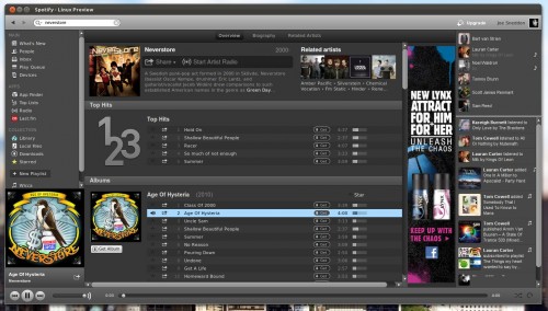 spotify for linux client spotify for linux preview