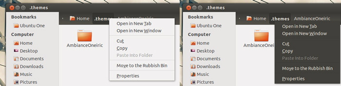 Ambiance Theme Light Menus Fix Ambiance Theme Light Menus Fix