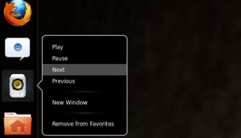 Quicklists in GNOME-Shell