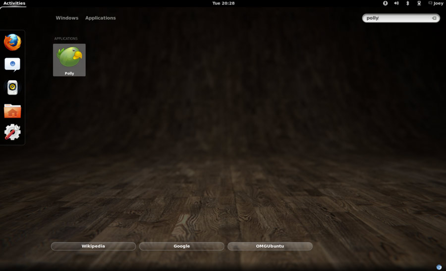 OMG ubuntu in GNOME Shell OMG Ubuntu GNOME Shell search