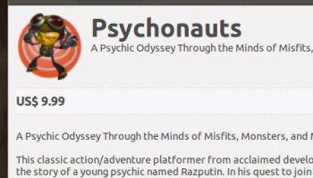 Indie Game ‘Psychonauts’ Added to Ubuntu Software Center