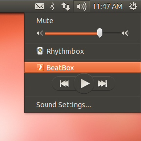 Sound Menu: New option in Ubuntu 12.10 Sound Menu: New option in Ubuntu 12.10