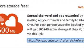Ubuntu One Referral