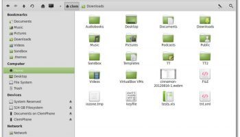 Linux Mint's new file manager Nemo