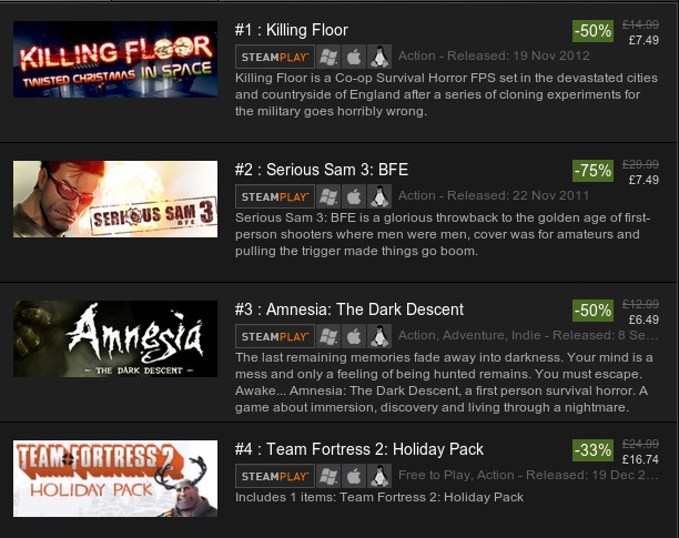 steam linux games sale