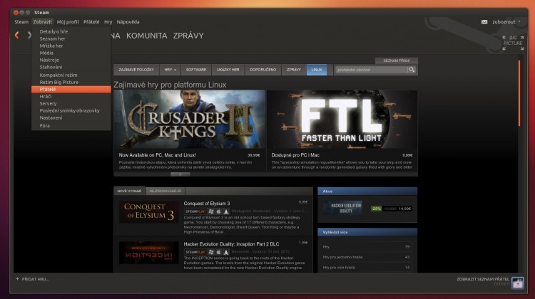 Steam Ambiance Skin for Ubuntu