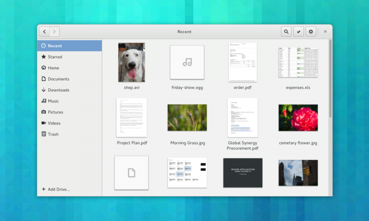 A new responsive grid view expands to fit window (courtesy of Allan Day)