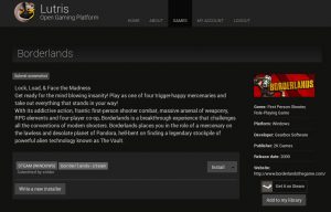 Borderlands with a Steam for Windows installer through Wine.
