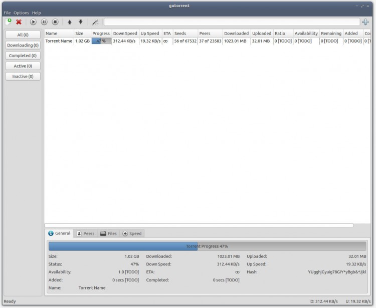 GuTorrent fo Linux