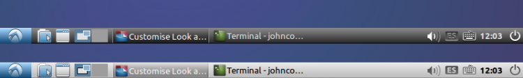 lubuntu box dark and light panels