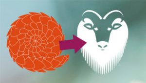 Ubuntu pangolin and tahr logos
