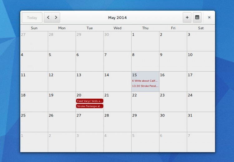 california calendar