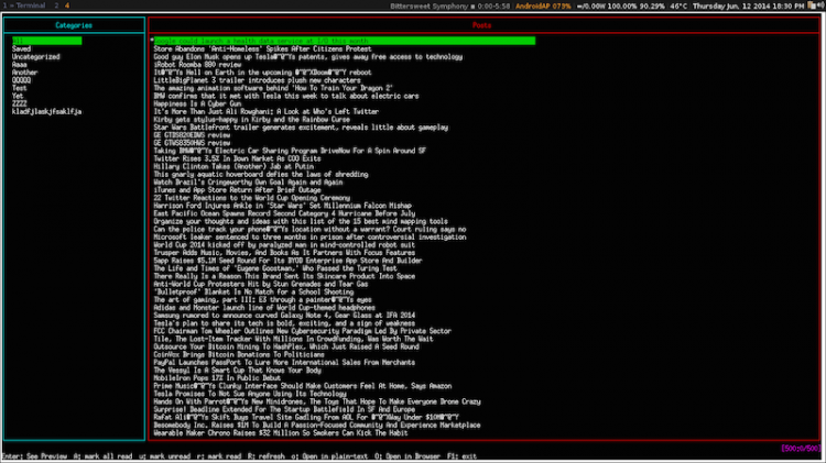 Feednix Terminal Feedly  App