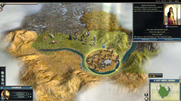 Sid Meier's Civ 5 running on Linux