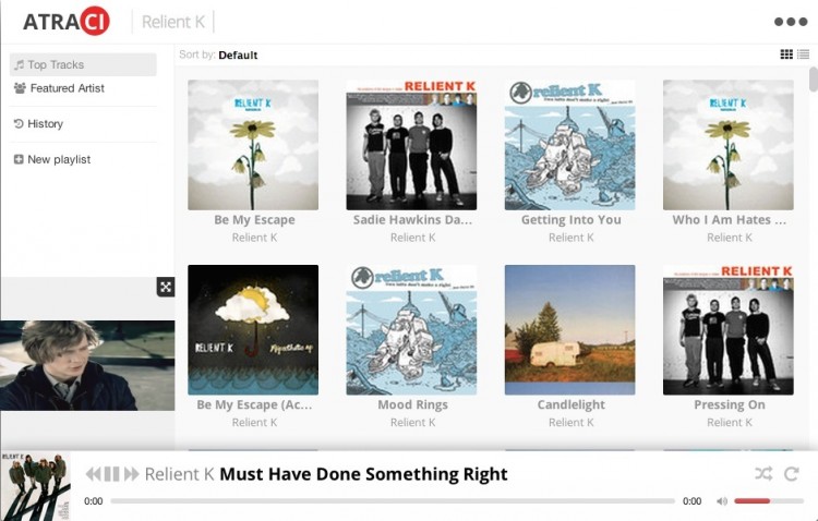 youtube music app atraci