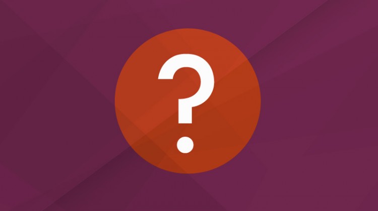 A question mark in a circle