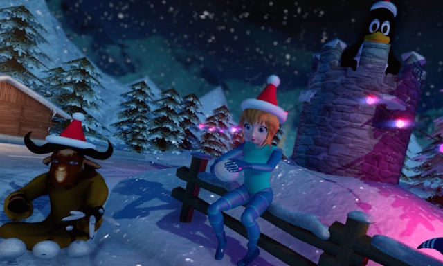 super tux kart depth of feild demo